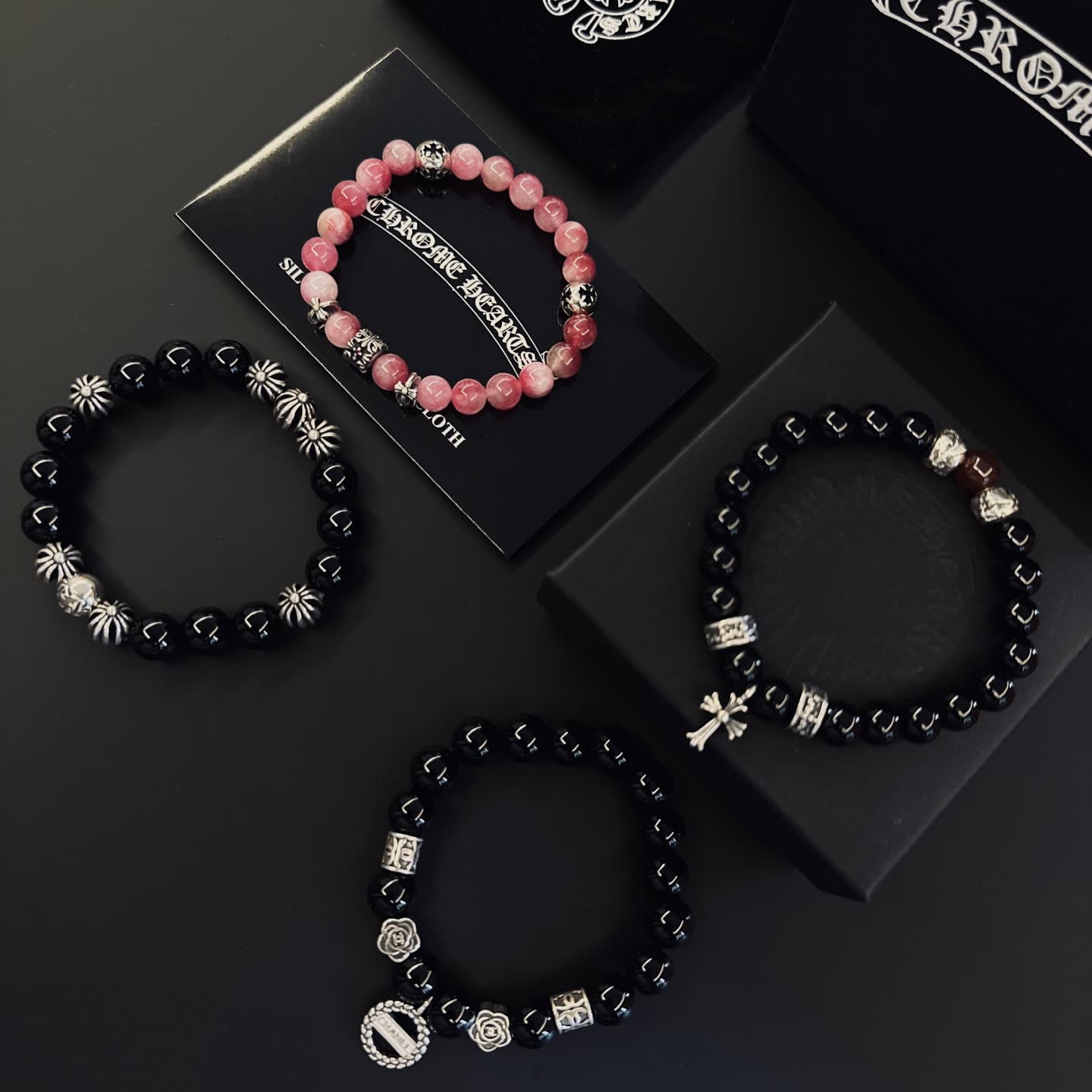 Chrome Hearts Beaded Bracelets Set